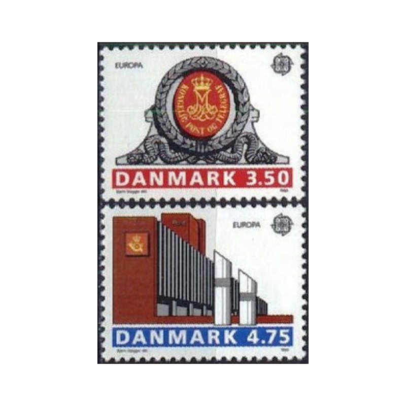 Danijos pašto ženklai (1990). Pašto pastatai