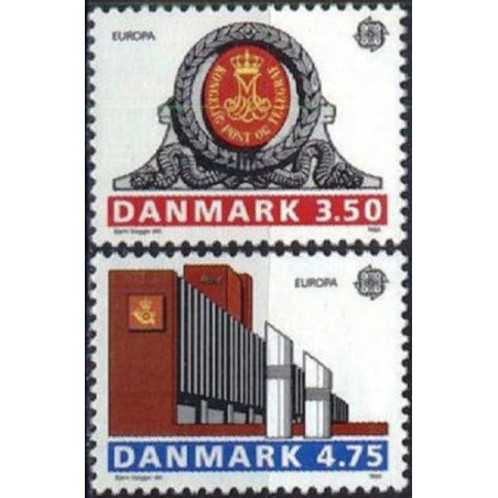 Danijos pašto ženklai (1990). Pašto pastatai