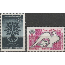 Tuniso pašto ženklai (1960). Pasauliniai pabėgėlių metai
