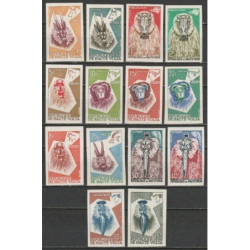 Aukštutinės Voltos pašto ženklai (1960). Nacionaliniai kostiumai