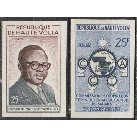 Aukštutinės Voltos pašto ženklai (1960). Prezidentas (Afrikos komisija)