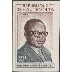 Aukštutinės Voltos pašto ženklai (1960). Prezidentas