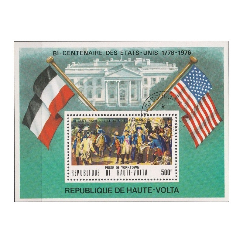 Aukštutinės Voltos pašto ženklai (1975). Amerikos revoliucija