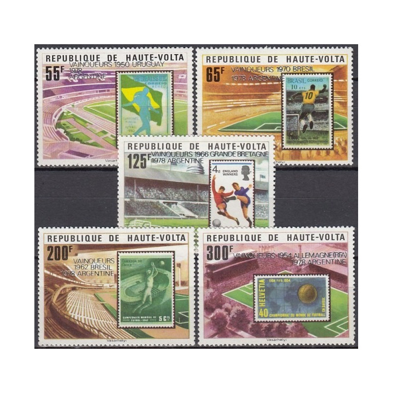 Aukštutinė Volta 1979. FIFA Pasaulio taurė Argentinoje (perspaudai)