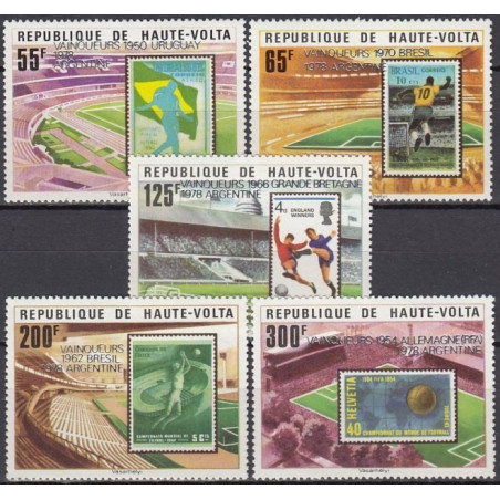 Aukštutinė Volta 1979. FIFA Pasaulio taurė Argentinoje (perspaudai)