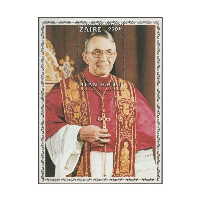 Zaire stamps (1979) for sale. Pope Jean Paul I