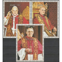 Zairo pašto ženklai (1979). Popiežiai