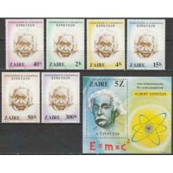 Zaire stamps (1980) for sale. Albert Einstein