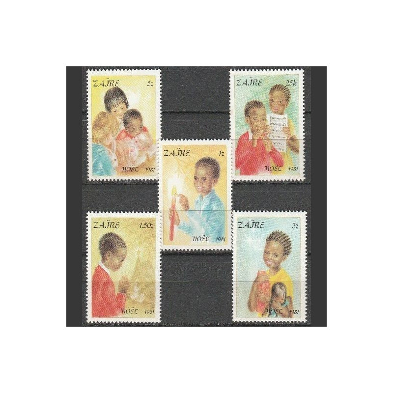 Zaire stamps (1981) for sale. Christmas