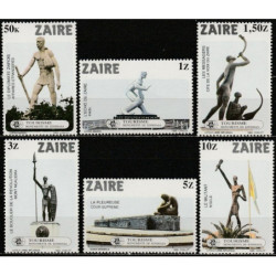 Zaire stamps (1983) for sale. Monuments in Kinshasa