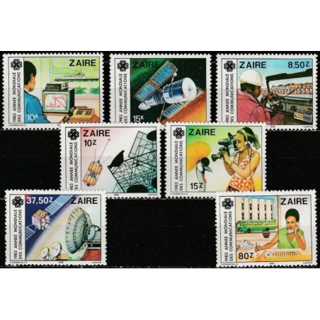 Zairo pašto ženklai (1984). Ryšių technologijos