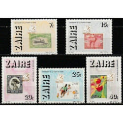 Zaire stamps (1986) for sale. Stamps on stamps