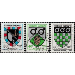 Gabon stamps (1972) for sale. Coats of arms