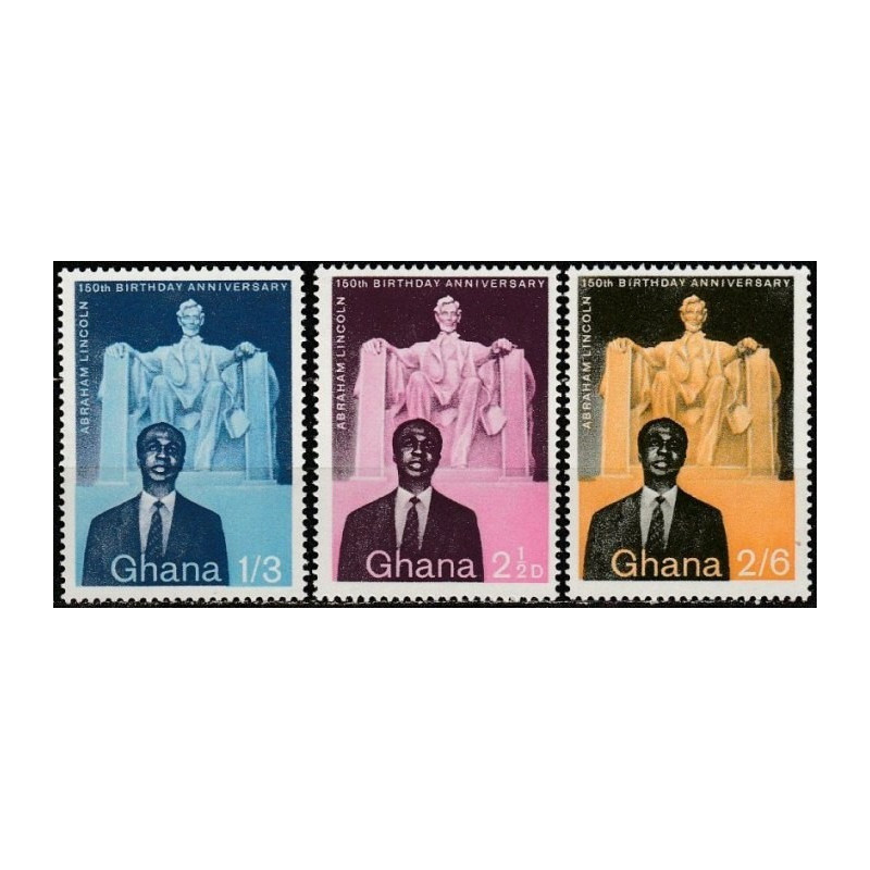 Ganos pašto ženklai (1959). Abraomo Linkolno jubiliejus