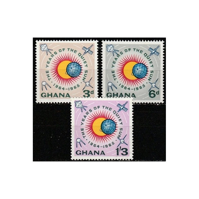Ghana stamps (1964) for sale. Year of the Quiet Sun
