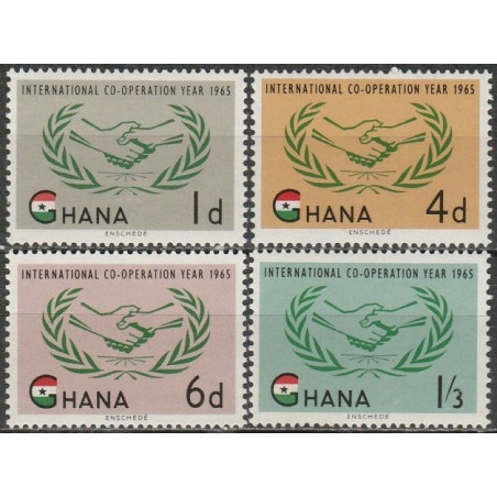 Ganos pašto ženklai (1965). Tarptautiniai bendradarbiavimo metai