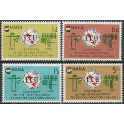 Ganos pašto ženklai (1965). Telekomunikacijų sąjunga