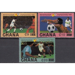Ganos pašto ženklai (1984). FIFA Pasaulio taurė (perspaudai)