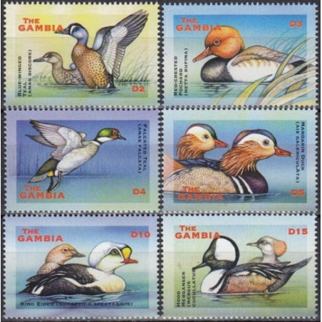 Gambijos pašto ženklai (2001). Antys