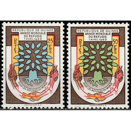 Gvinėjos pašto ženklai (1960). Pasauliniai pabėgėlių metai