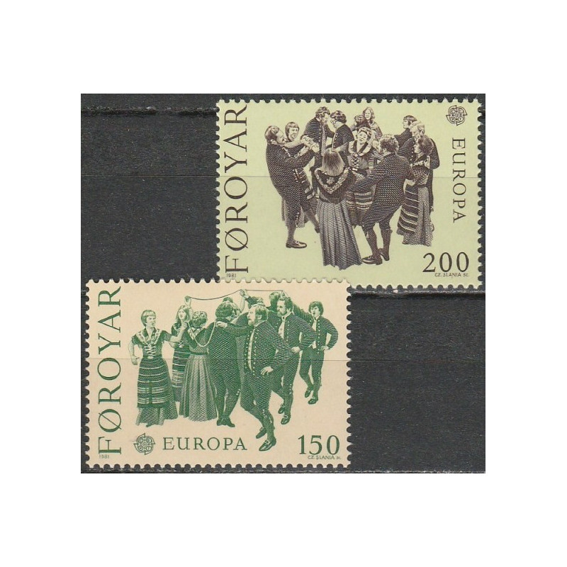 Farerų salų pašto ženklai (1981). Liaudies kultūra