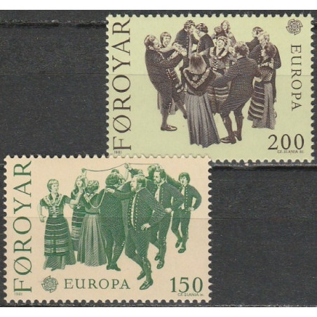 Farerų salų pašto ženklai (1981). Liaudies kultūra
