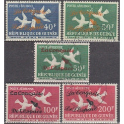 Gvinėjos pašto ženklai (1962). Kosmoso tyrinėjimai