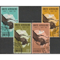 Gvinėjos pašto ženklai (1963). Afrikos šalių konferencija