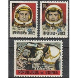 Gvinėja 1965. Gemini 5 startas (prancūziški perspaudai)