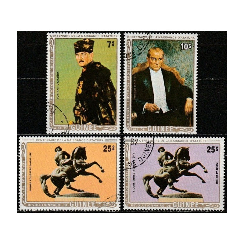 Guinea stamps (1982) for sale. Kemal Ataturk, politician