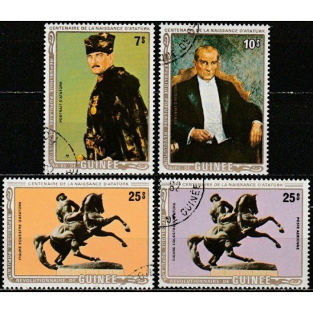 Guinea stamps (1982) for sale. Kemal Ataturk, politician