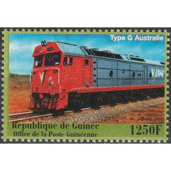 Guinea stamps (2001) for sale. Trains