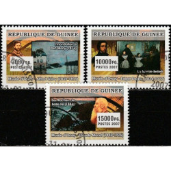 Guinea stamps (2007) for sale. Impressionist artwork