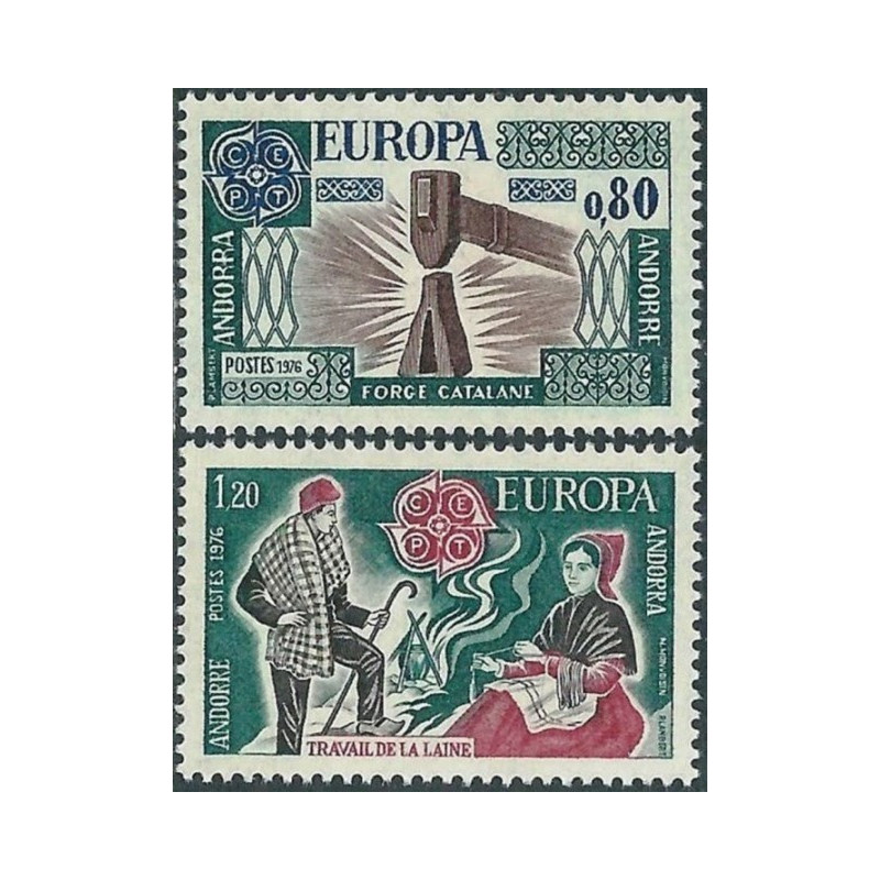 Andoros pašto ženklai (1976). Amatininkų rankdarbiai