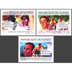 Guinea stamps (2008) for sale. Cycling