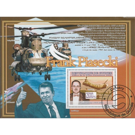 Gvinėjos pašto ženklai (2008). Sraigtasparniai (Frenkas Piaseckis)