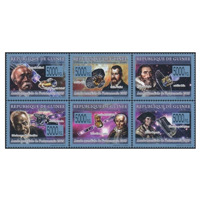 Guinea stamps (2008) for sale. Int. year of the Astronomy