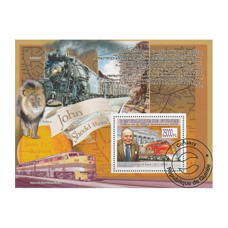 Gvinėja 2008. Geležinkelių transporto istorija (Amerika)