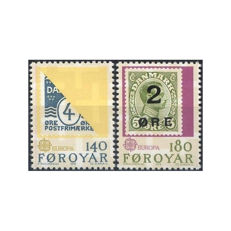 Farerų salų pašto ženklai (1979). Paštas ir ryšiai