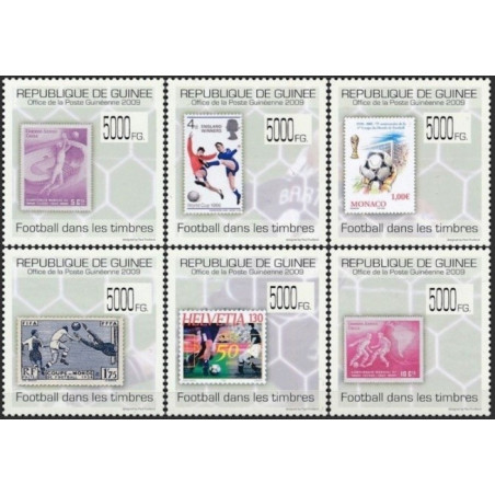 Gvinėjos pašto ženklai (2009). Ženklai ženkluose (futbolas)