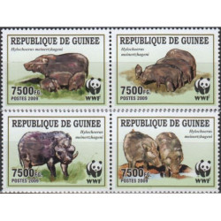 Guinea stamps (2009) for sale. WWF Wild Boar