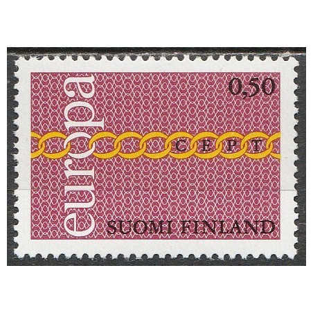Suomijos pašto ženklai (1971) - Fantastiškos Europa ženklų kainos‎