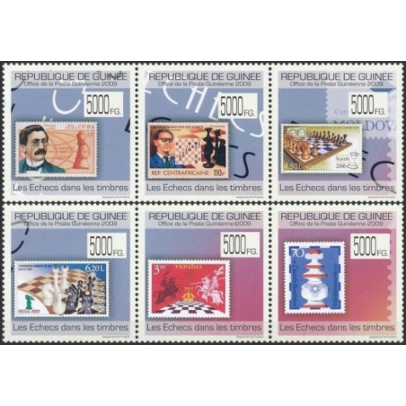 Gvinėjos pašto ženklai (2009). Ženklai ženkluose (šachmatai)