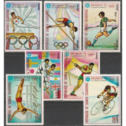 Pusiaujo Gvinėjos pašto ženklai (1972). Miuncheno olimpinės žaidynės