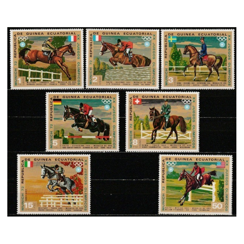 Pusiaujo Gvinėjos pašto ženklai (1972). Sportas
