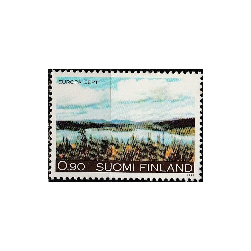 Suomijos pašto ženklai (1977). Kraštovaizdžiai
