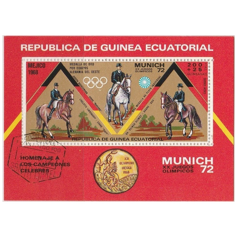 Equatorial Guinea stamps (1972) for sale. Summer Olympic Games Munich