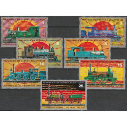 Equatorial Guinea stamps (1972) for sale. Rail transport