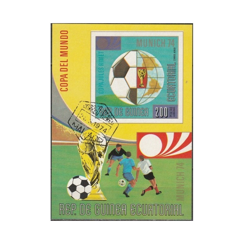 Pusiaujo Gvinėjos pašto ženklai (1973). FIFA Pasaulio taurė