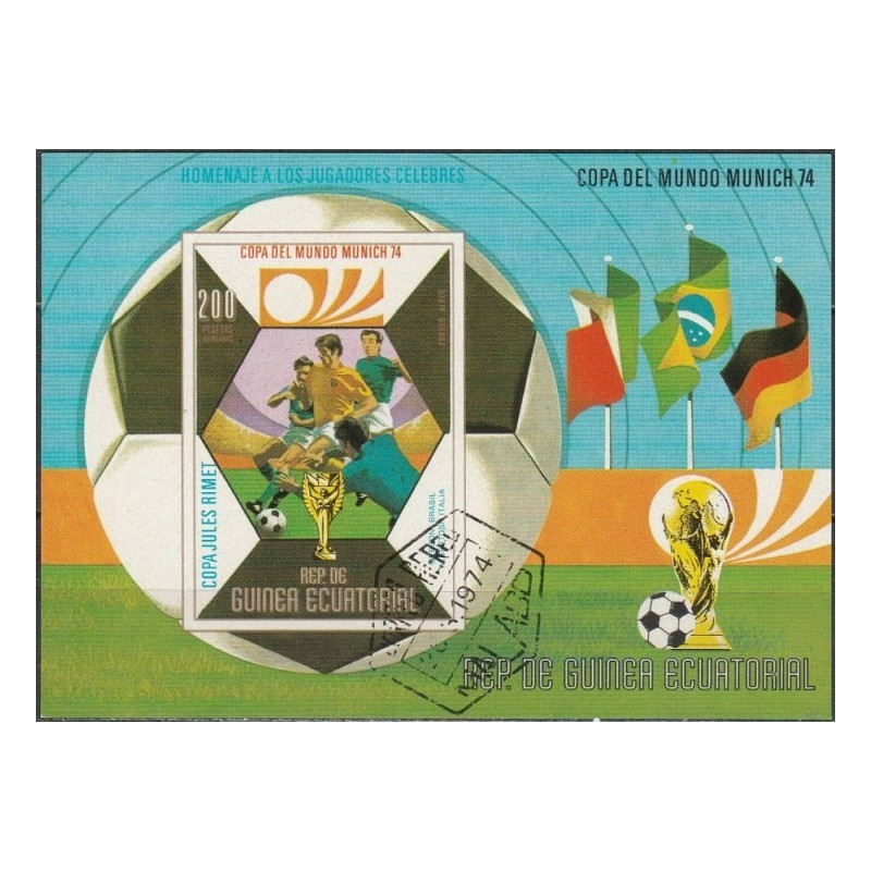 Pusiaujo Gvinėjos pašto ženklai (1973). FIFA Pasaulio taurė